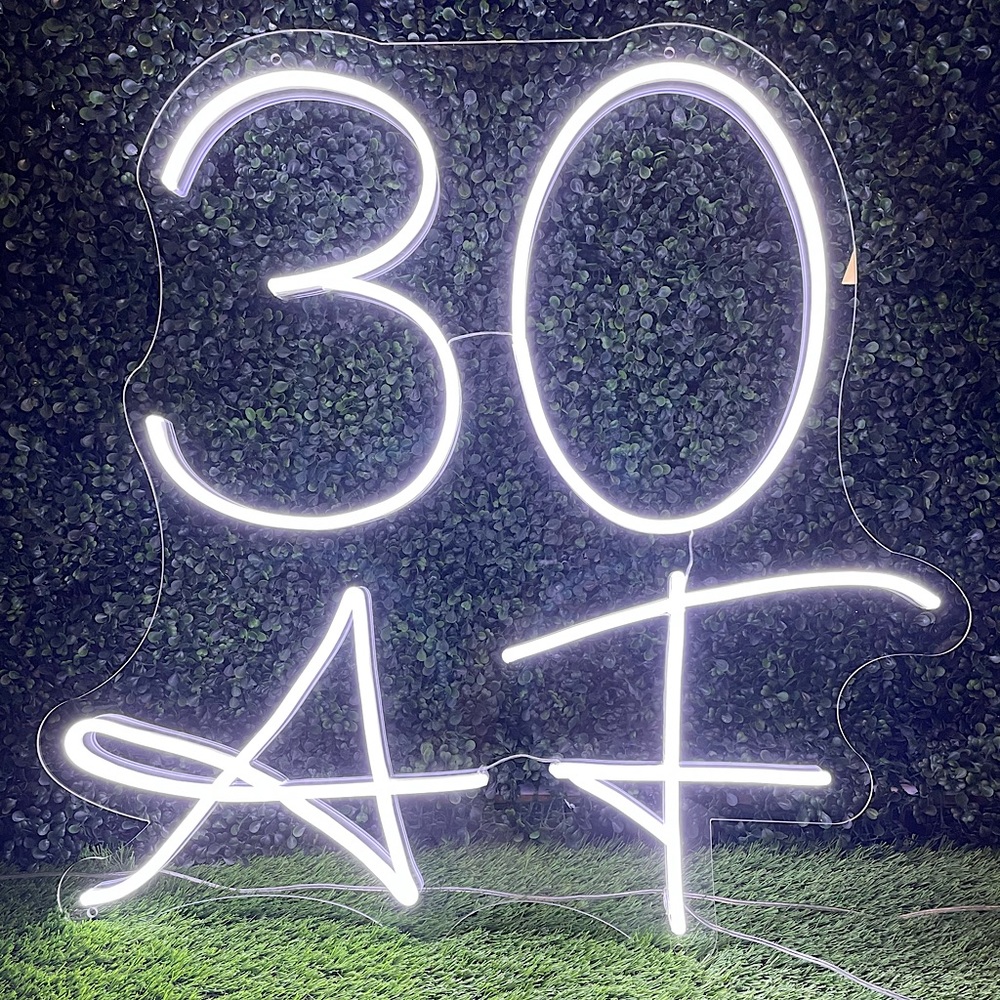 Dirty 30 Showstopper Neon Sign